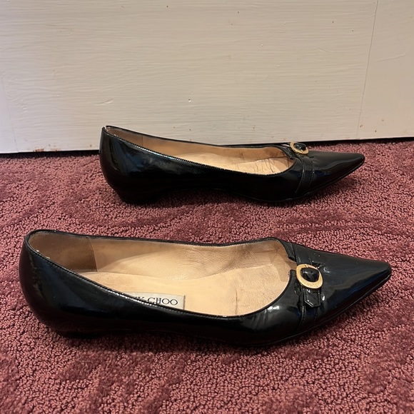 Jimmy choo patent leather pointed toe flats - Picture 6 of 6